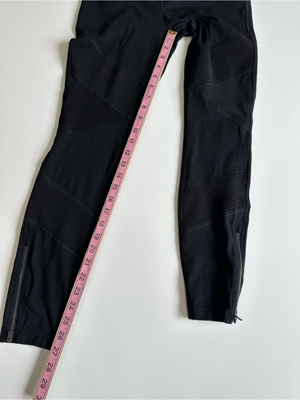 Athleta Delancey Moto Tight Women's Activewear Leggings Sz S - Color Black - Picture 6 of 15